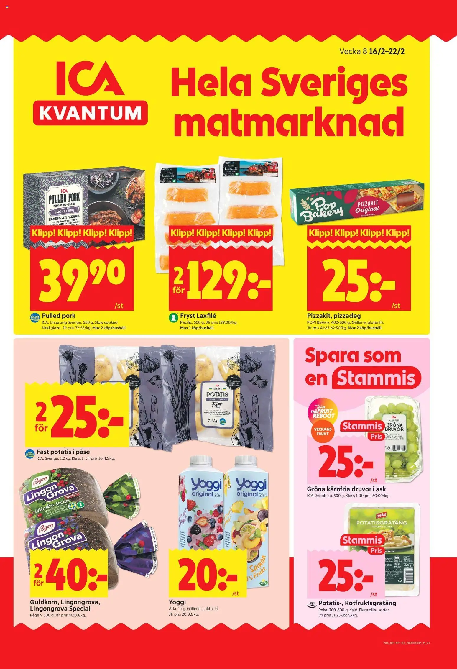 Förhandsgranska reklamblad Farsta från butik ICA Kvantum gäller från 16/02/2026