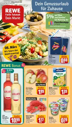 Vorschau von dem Prospekt des Geschäftes Rewe, gültig ab dem 01.03.2026