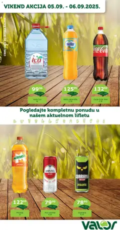 Pregled Valor kataloga - važi od 05.09.2025
