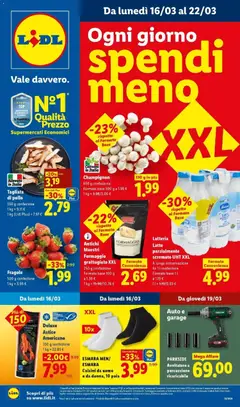 Anteprima dell'opuscolo XXL dal negozio Lidl valido da 15/03/2026
