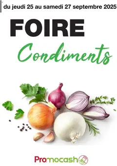 Prévisualisation de Foire Condiments du magasin Promocash formulaire valide 25/09/2025