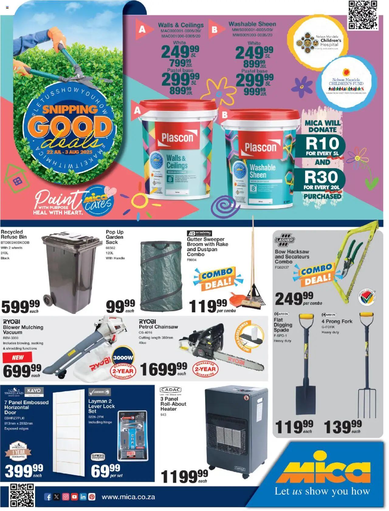 MICA Mega National Leaflet from 22/07 - 03/08/2025 > Promotions