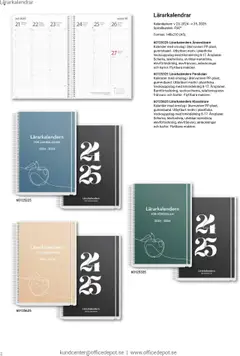 Förhandsgranska reklamblad Aktuella reklamblad Office Depot - Lärarkalendrar från butik Office Depot gäller från 01/09/2025 | Sida : 2