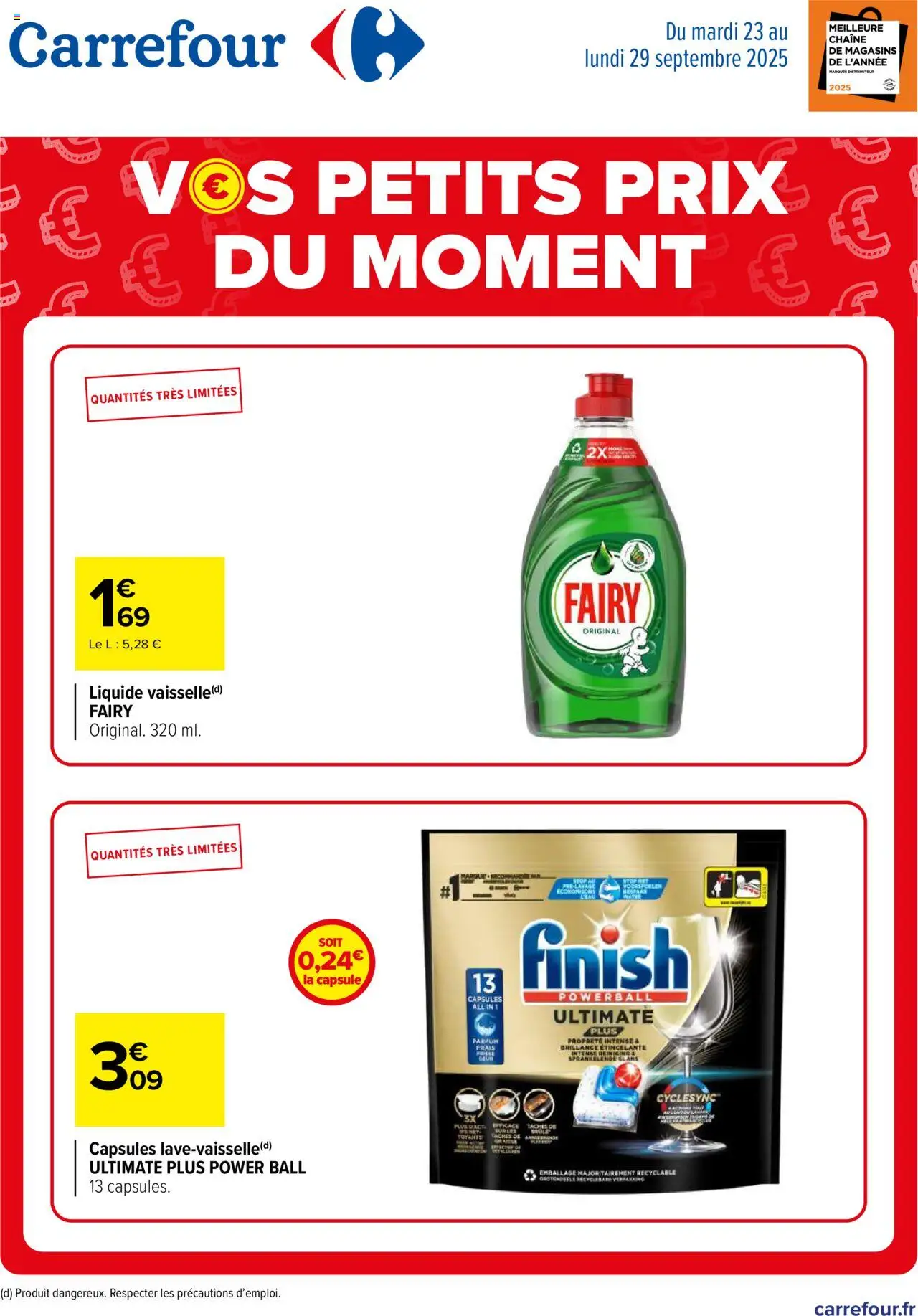 Catalogue de la semaine 39 de la boutique Carrefour valable du 23/09/2025 - Page numéro 1