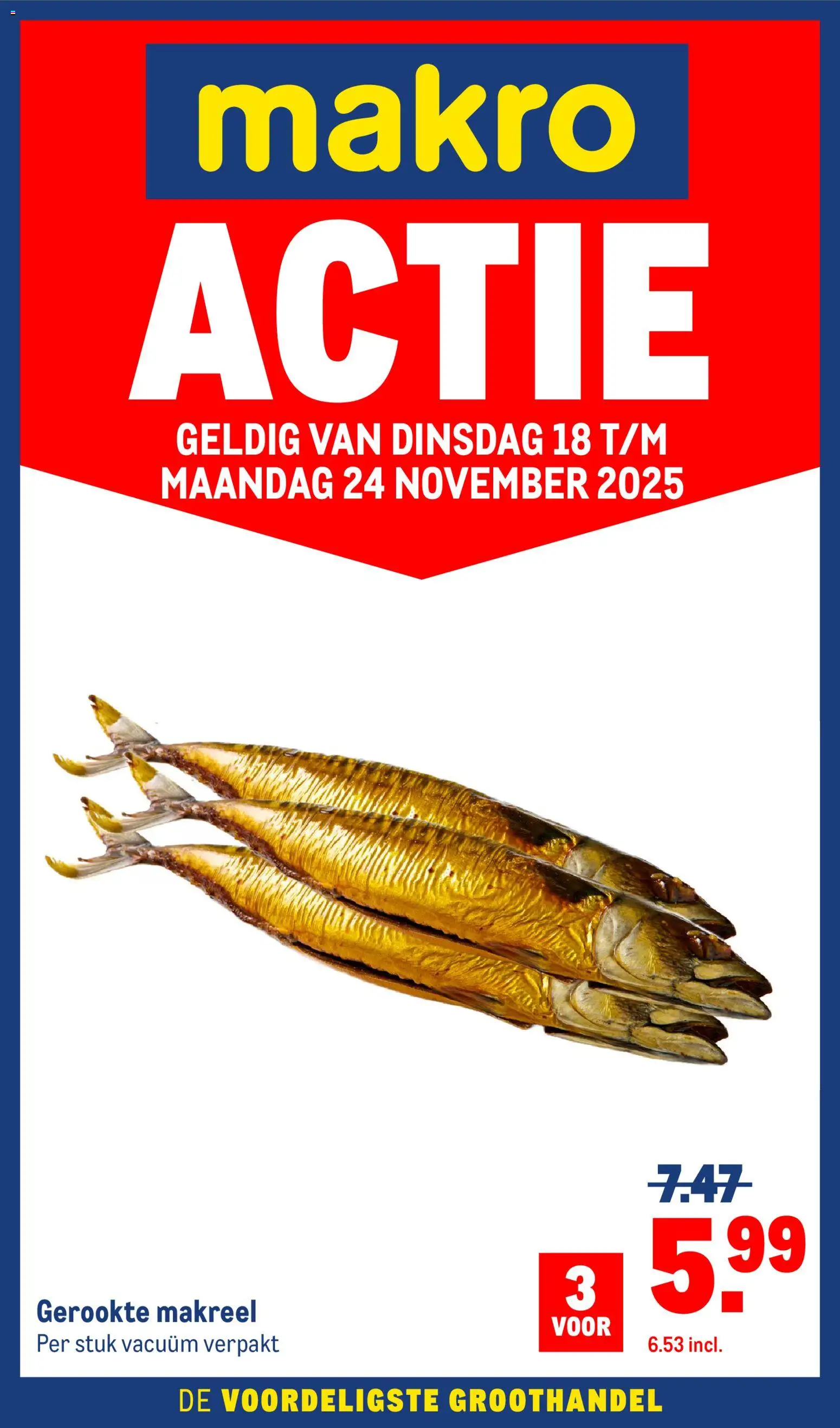 Voorbeeld van Versdeals van winkel Makro geldig vanaf 18-11-2025