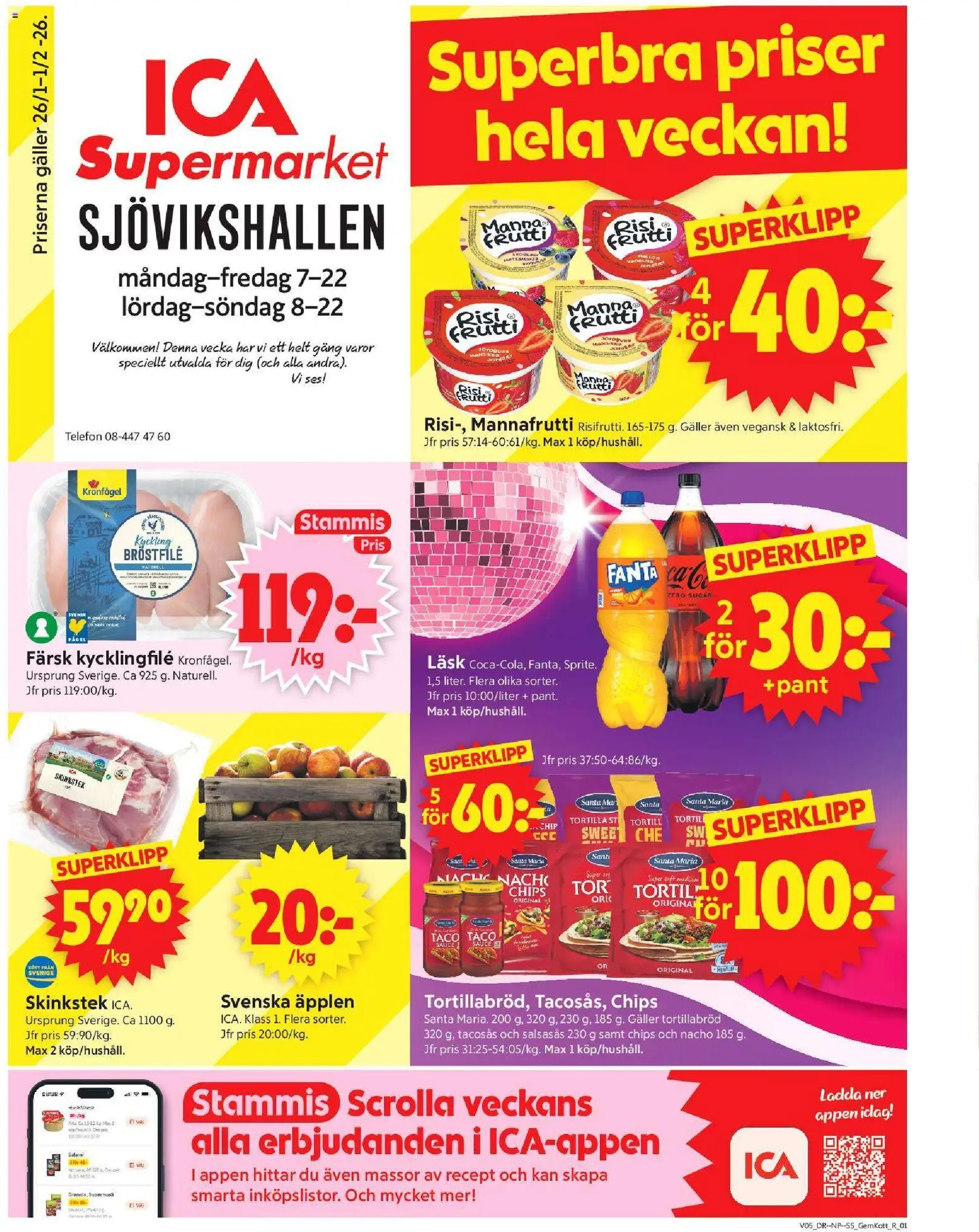 Förhandsgranska reklamblad Stockholm från butik ICA Supermarket gäller från 26/01/2026