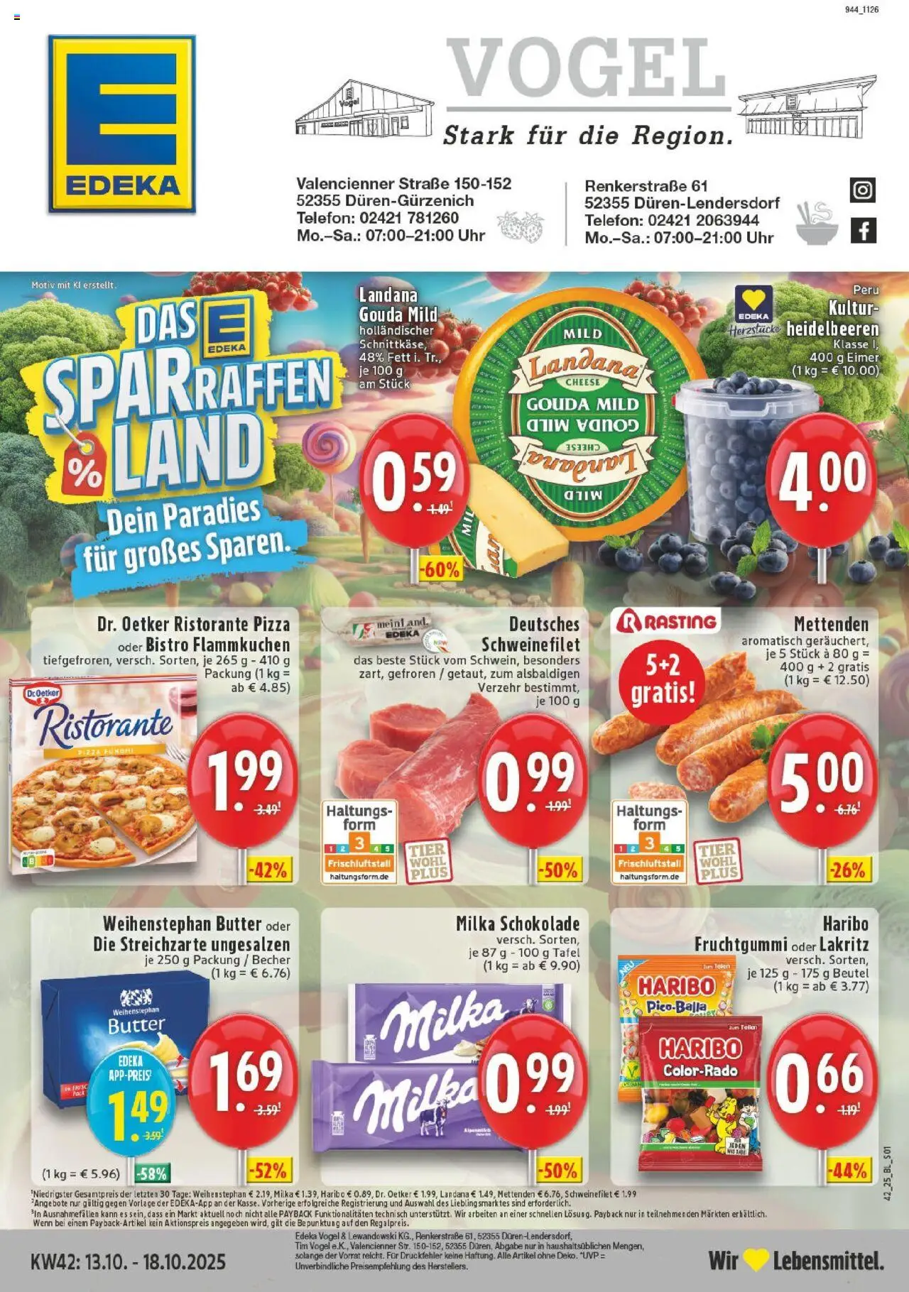 EDEKA Prospekt ab 13.10.2025 - Prospekt Düren Online