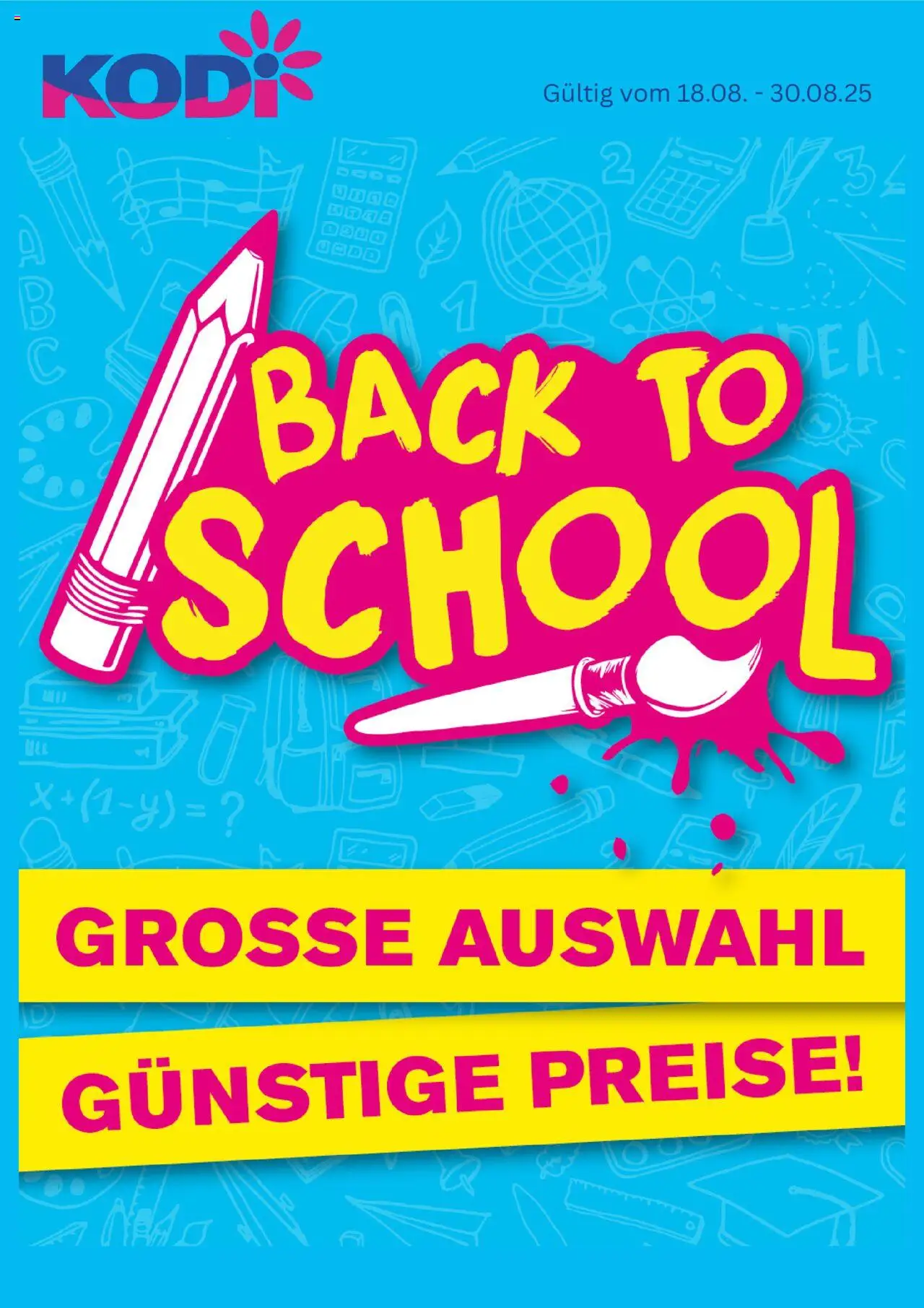KODi Back to school (vom 18.08.2025 - 30.08.2025)