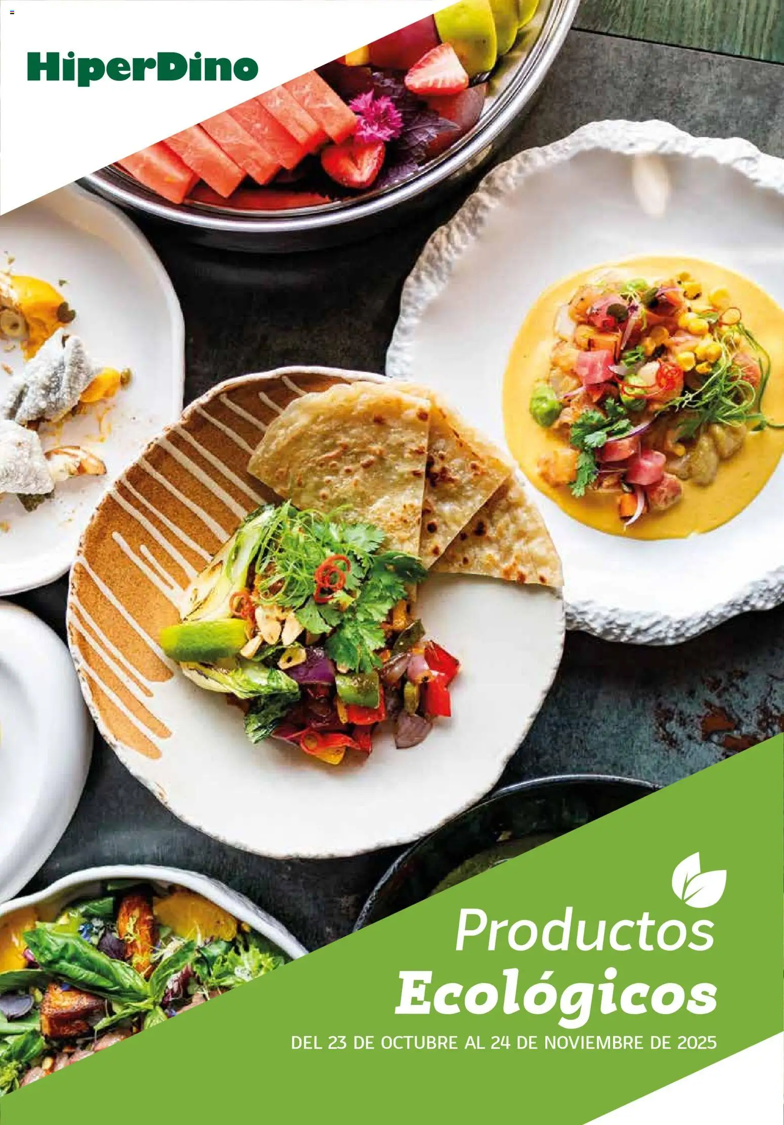 HiperDino Ofertas en productos ecológicos 23/10 - 24/11/2025 Ofertas