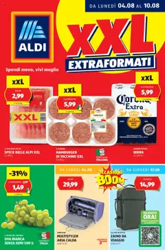 Anteprima dell'opuscolo Attuale volantino dal negozio Aldi valido da 04/08/2025