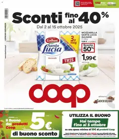 Anteprima dell'opuscolo Attuale volantino dal negozio COOP valido da 02/10/2025