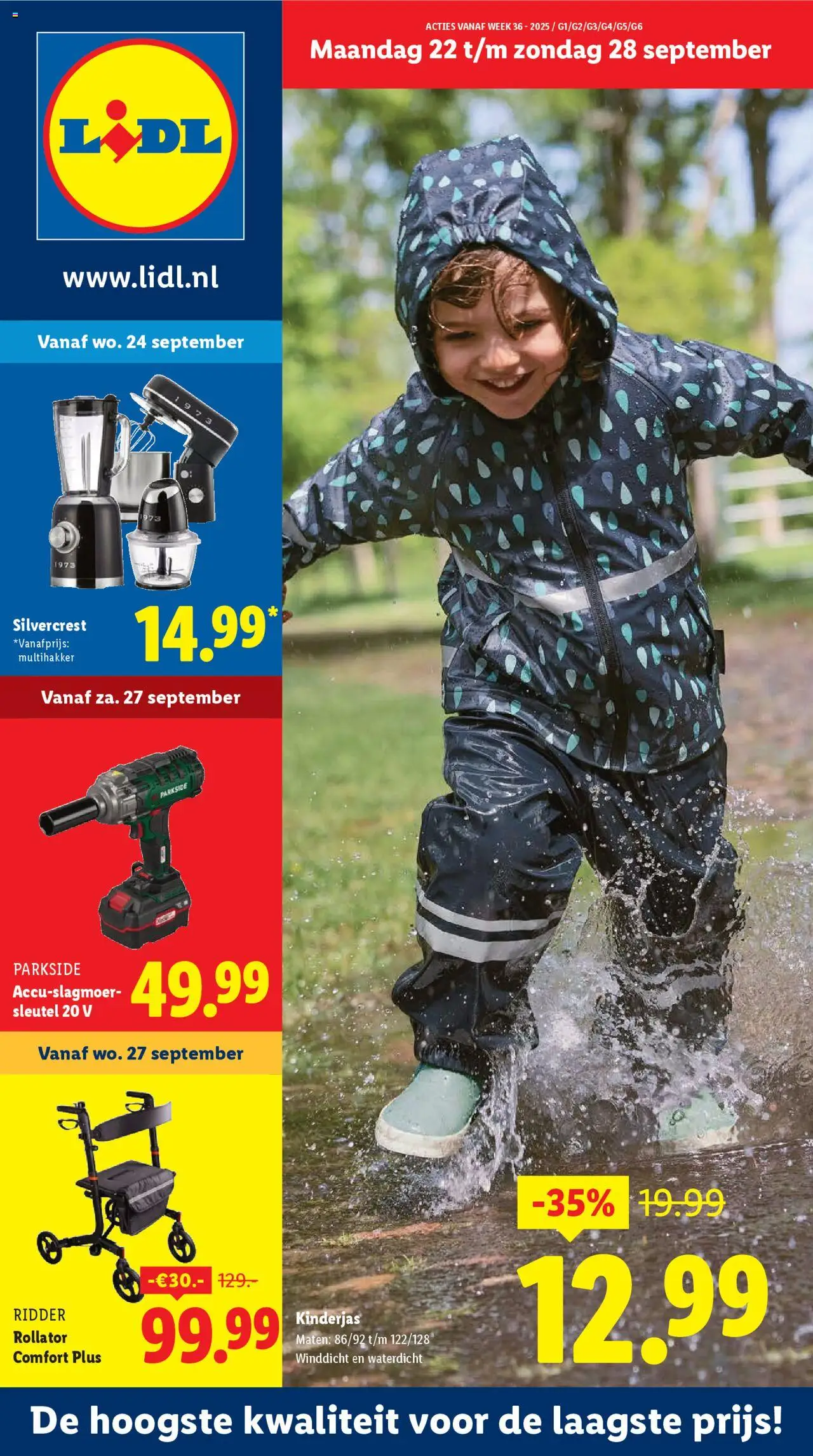Lidl shop Non Food Folder week 39 geldig vanaf 24-09-2025 - Paginanummer 1