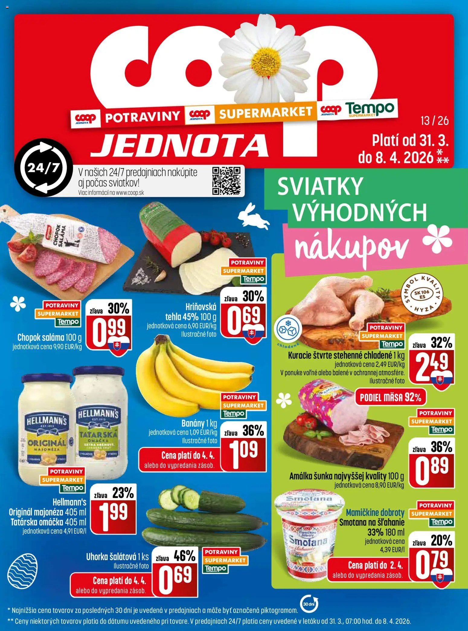Náhľad COOP Jednota letáku platného od 31.03.2026
