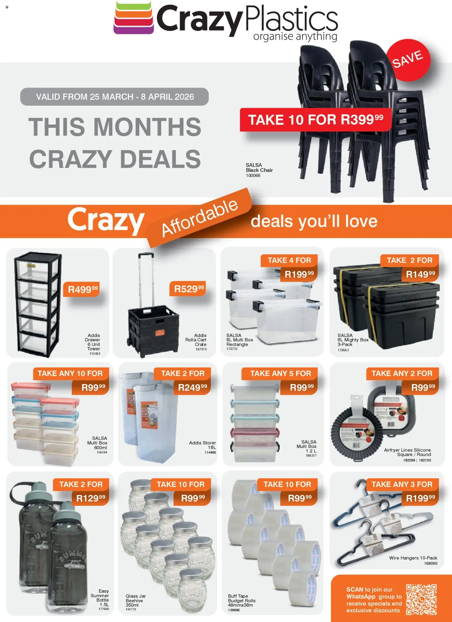 Preview of Crazy Plastics flyer valid from 25/03/2026