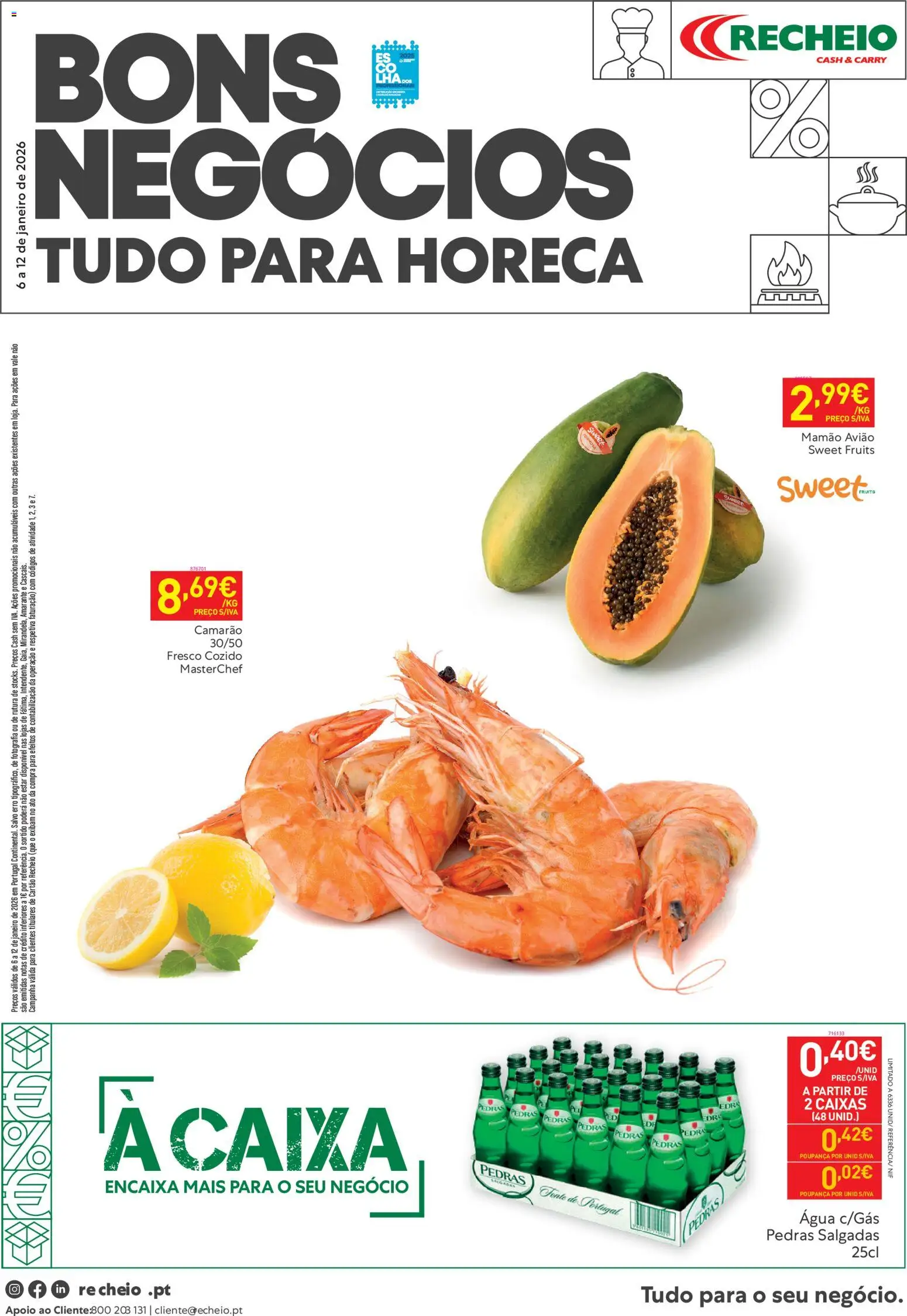 Pré-visualização do folheto da loja Recheio válida a partir de 06/01/2026