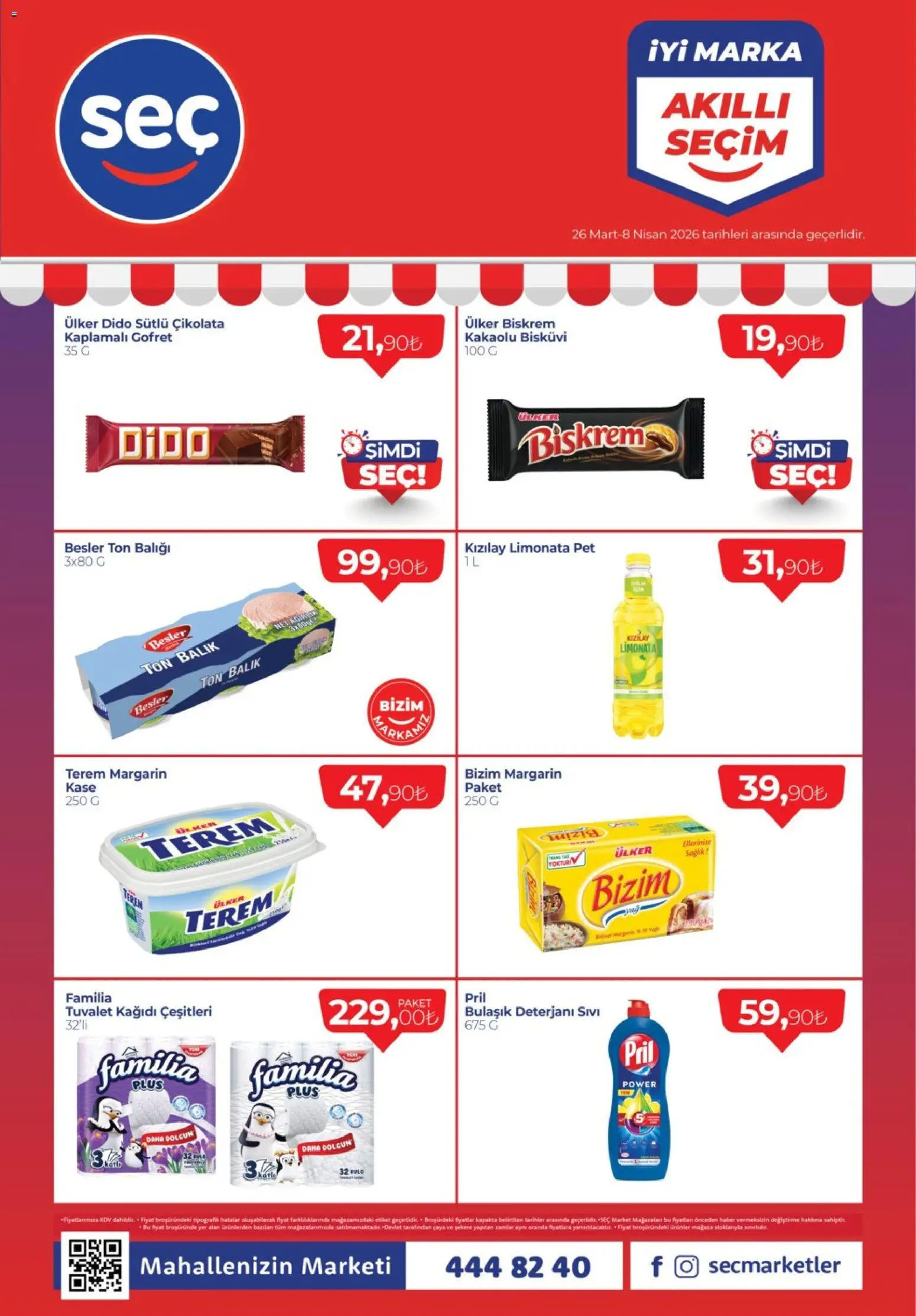 Seç Market Seç Market Katalog 26.03.2026 - Broşürünün önizlemesi