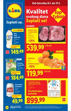 Pregled Lidl kataloga - važi od 08.01.2026