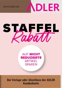 Vorschau von dem Prospekt des Geschäftes Adler, gültig ab dem 08.04.2026