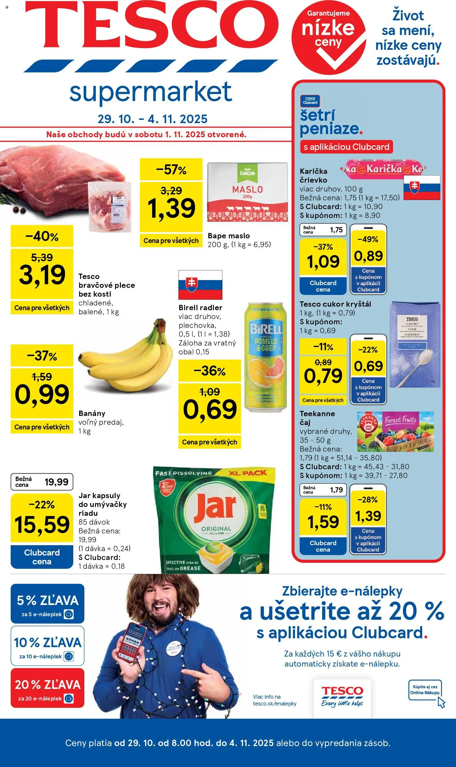 Tesco leták od 29.10.2025 - Supermarket Online
