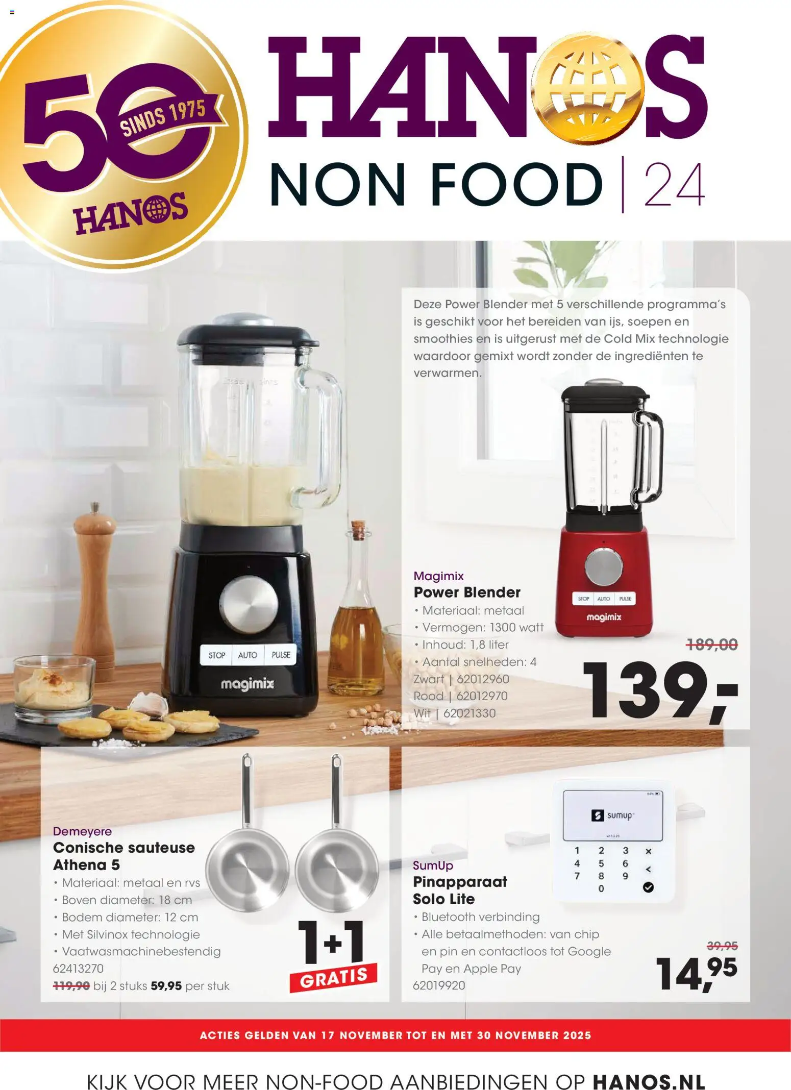 Voorbeeld van Non Food Folder van winkel Hanos geldig vanaf 17-11-2025