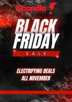 Προεπισκόπηση φυλλαδίου Black friday από το κατάστημα Scandia σε ισχύ από 13/11/2025