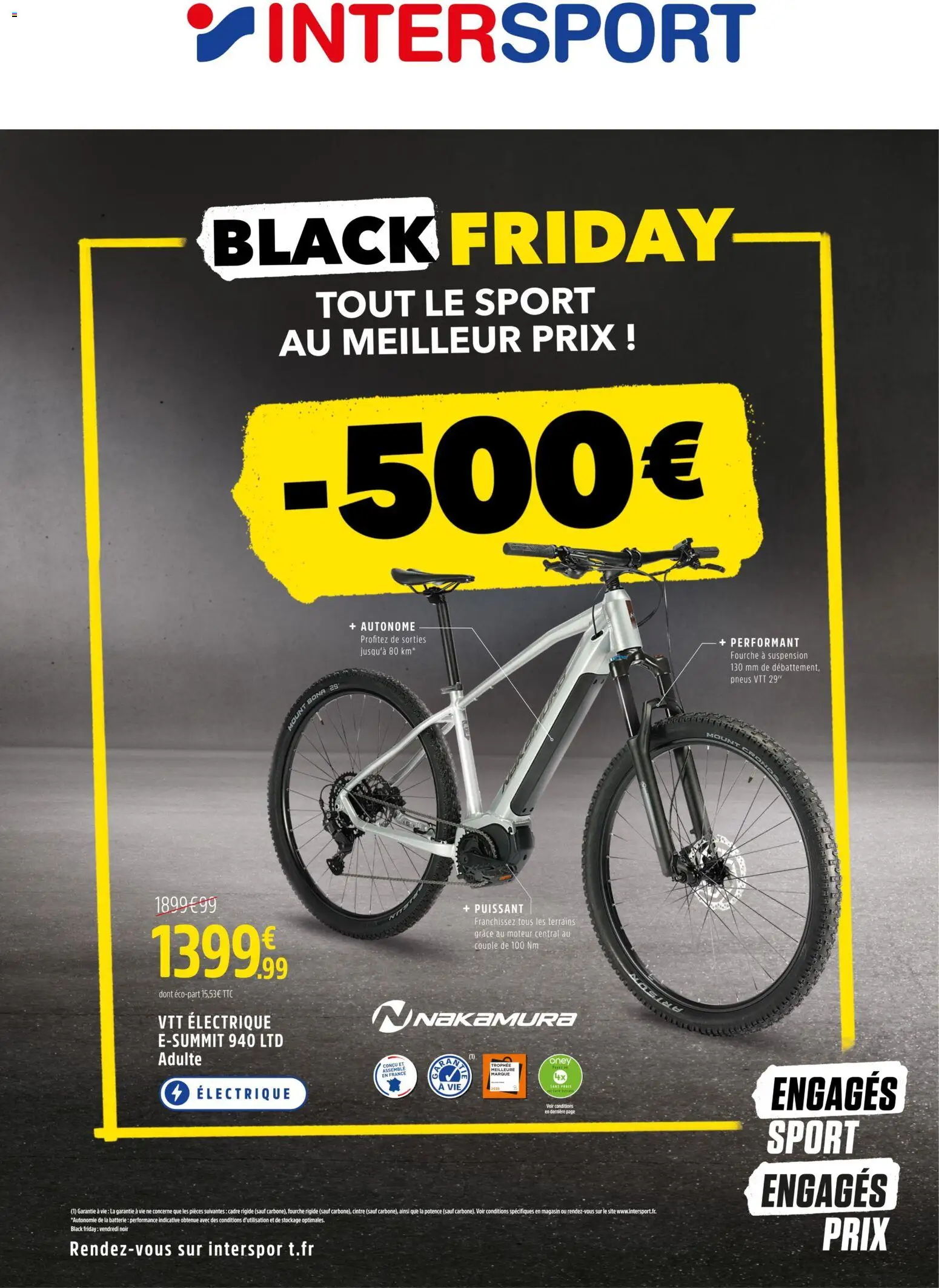 Prévisualisation de Black week du magasin Intersport formulaire valide 14/11/2025