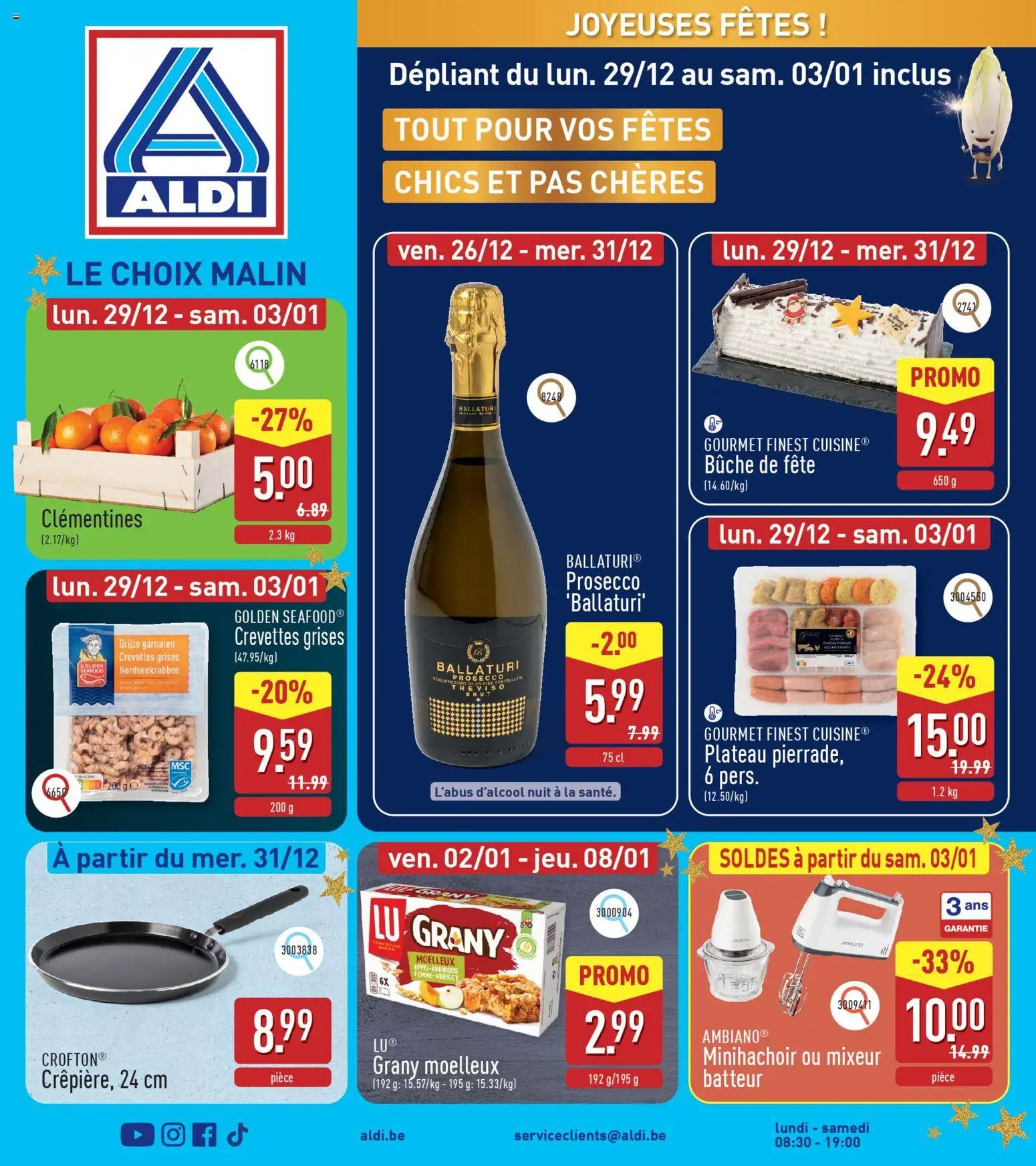Voorbeeld van Folder de la semaine 52 van winkel Aldi geldig vanaf 29/12/2025