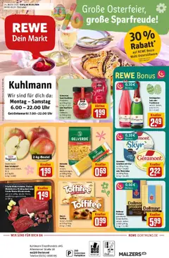 Vorschau von dem Prospekt des Geschäftes Rewe, gültig ab dem 30.03.2026