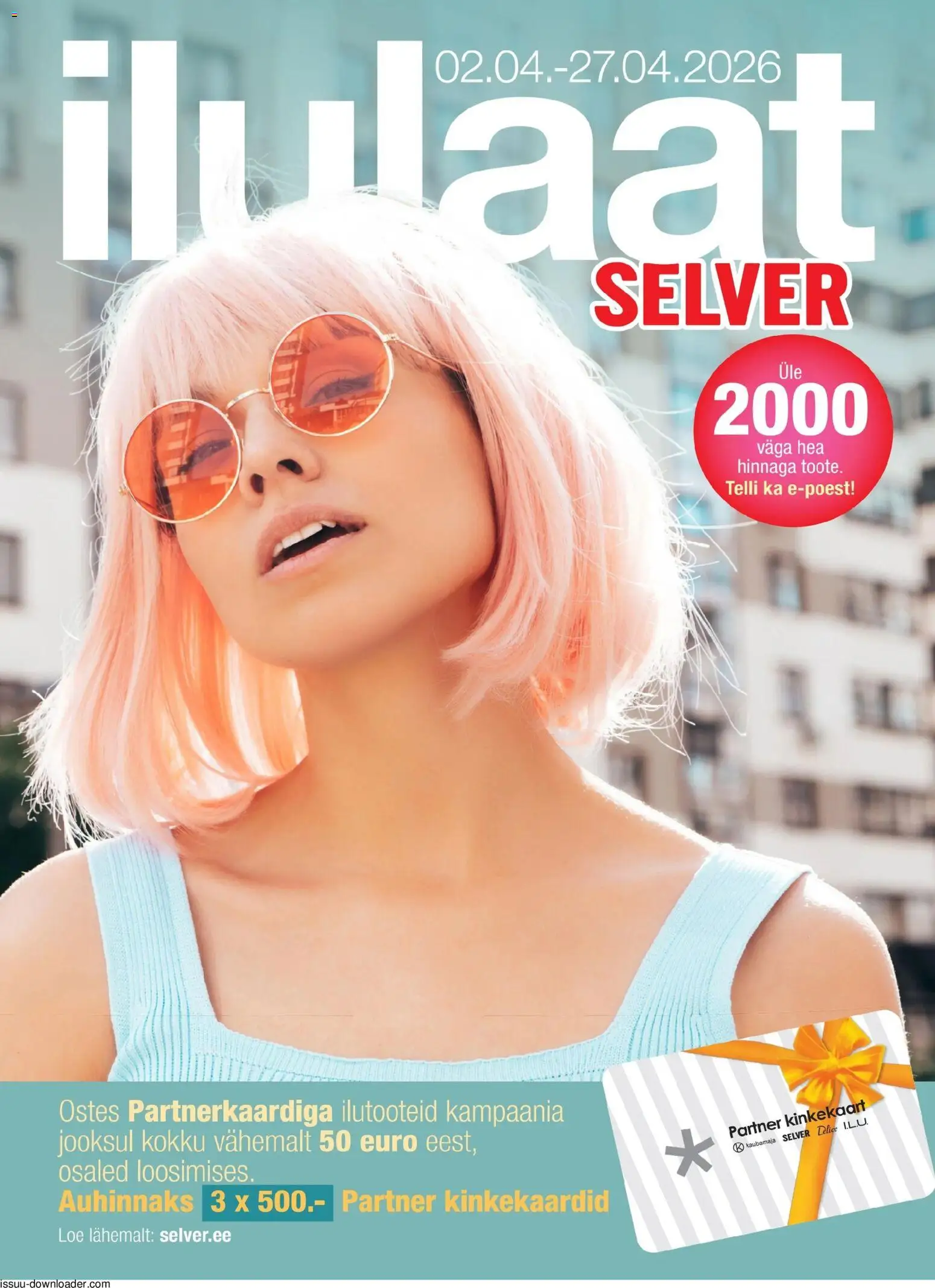 Selver kliendilehe eelvaade alates 02.04.2026