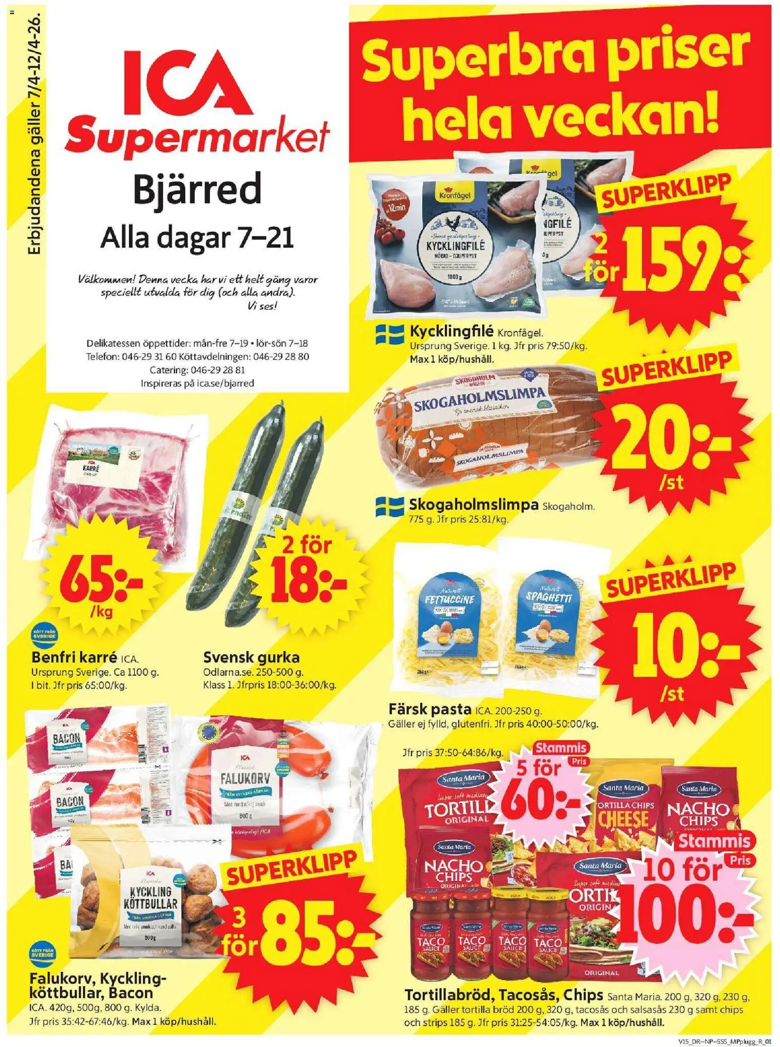 Förhandsgranska reklamblad Bjärred från butik ICA Supermarket gäller från 06/04/2026