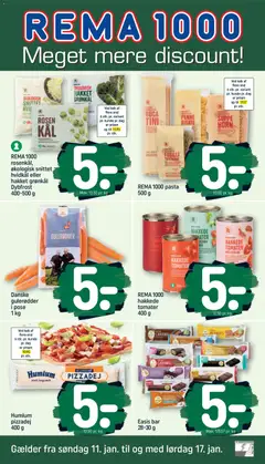 Eksempel på tilbudsavis Tilbudsavis fra butik Rema 1000 gyldig fra 11/01/2026
