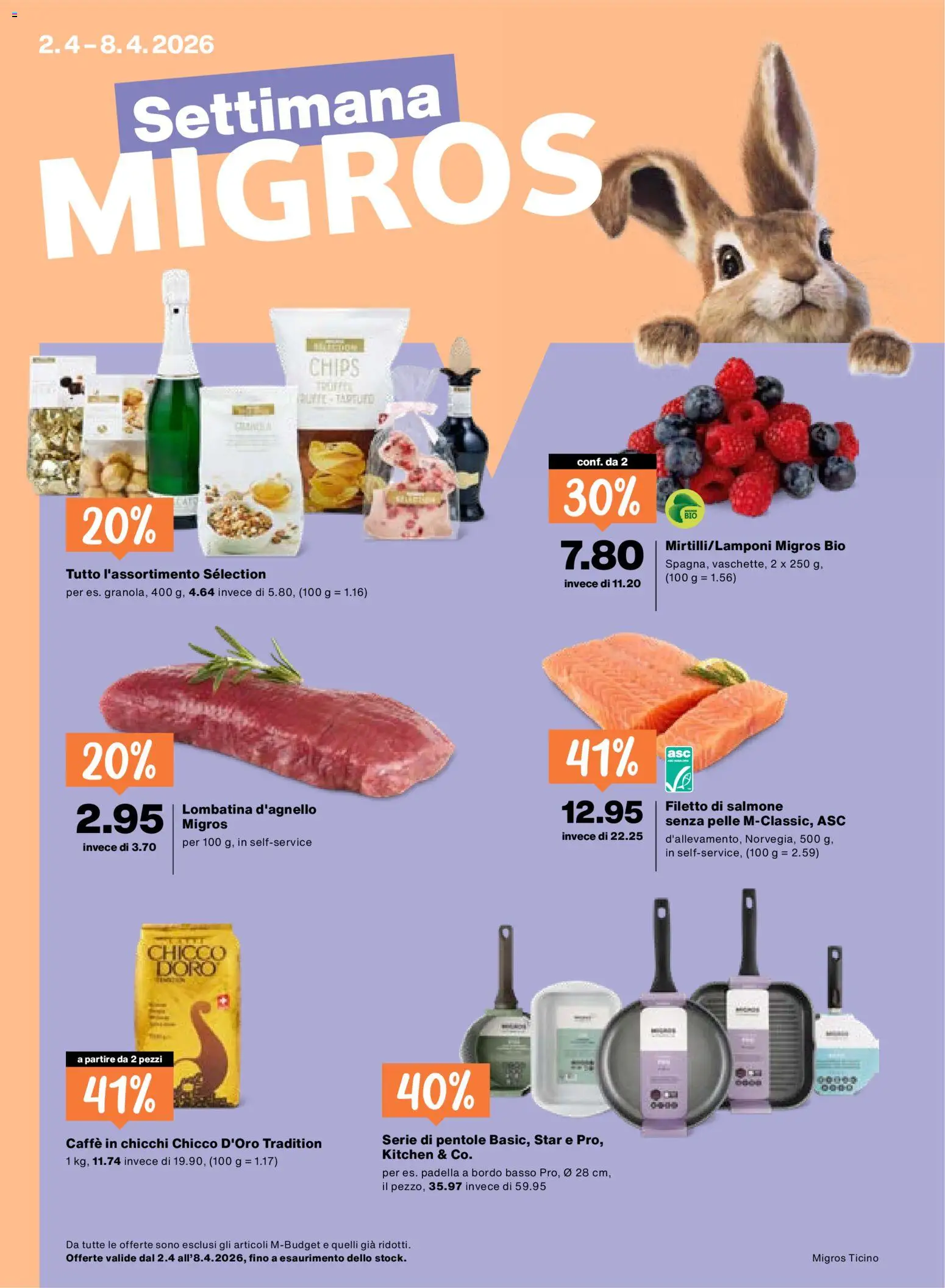 Vorschau des Merkblatts Migros aktionen IT vom Shop Migros gültig von 02.04.2026 bis 08.04.2026