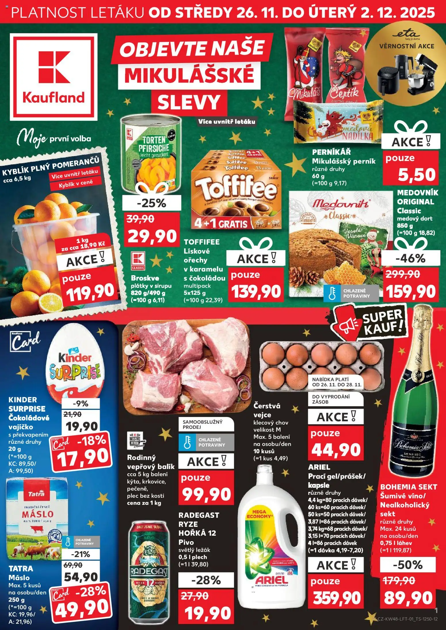 Náhled nabídky: Kaufland Leták platný od 26.11.2025
