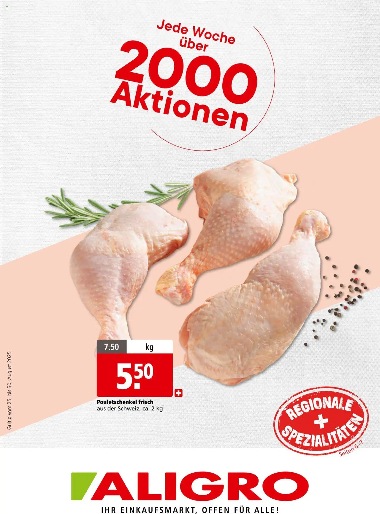 Aligro Aktionen Gourmetkunden ab 25.08.2025 - Seitennummer 1