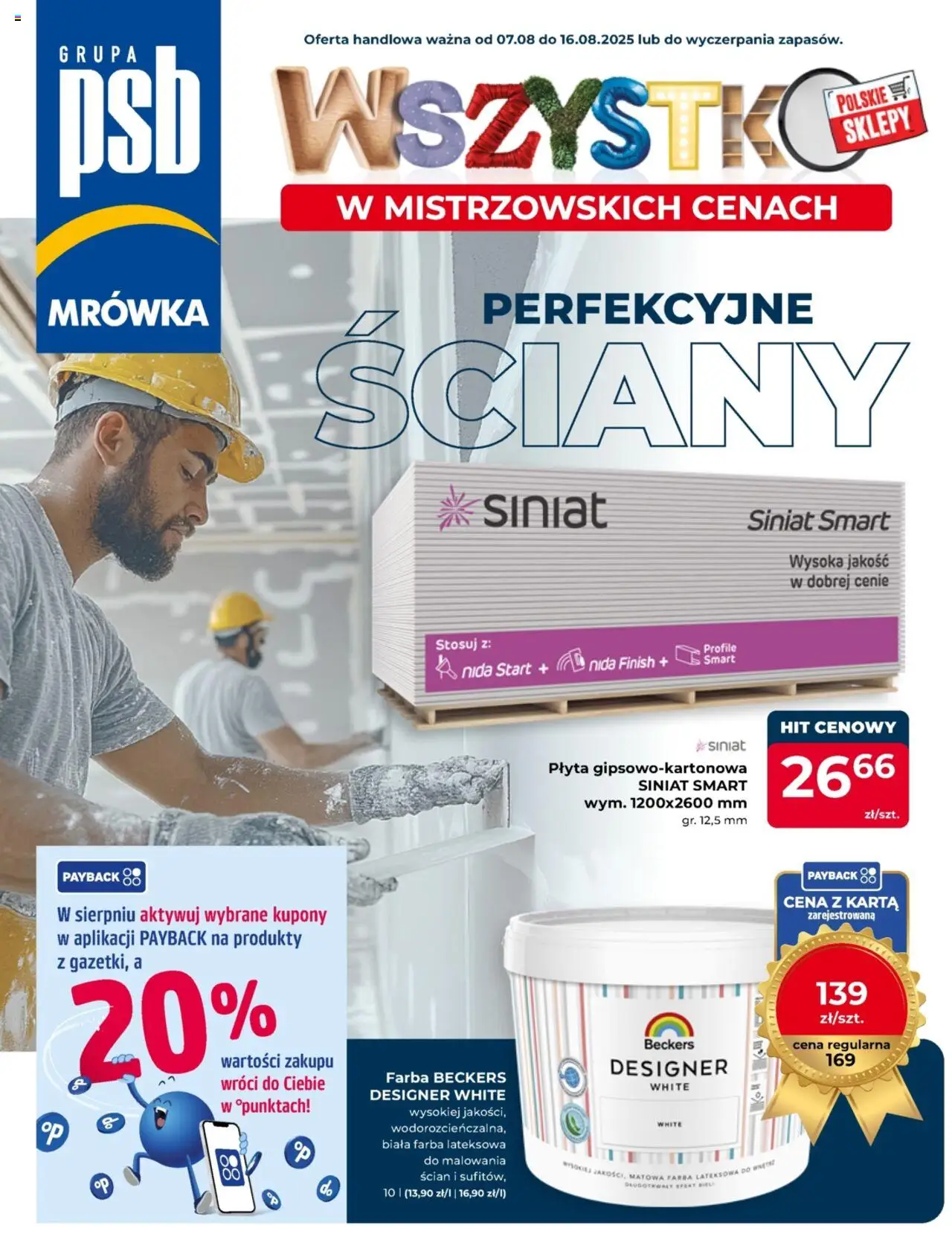 MRÓWKA Gazetka 07.08.2025 - 16.08.2025 - Gazetka promocyjna - Numer strony 1