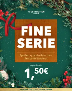 Anteprima dell'opuscolo Volantino Fine Serie Natale dal negozio Yves Rocher valido da 23/12/2025