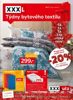 Náhled nabídky: XXXLutz Leták - Týdny bytového textilu platný od 28.07.2025