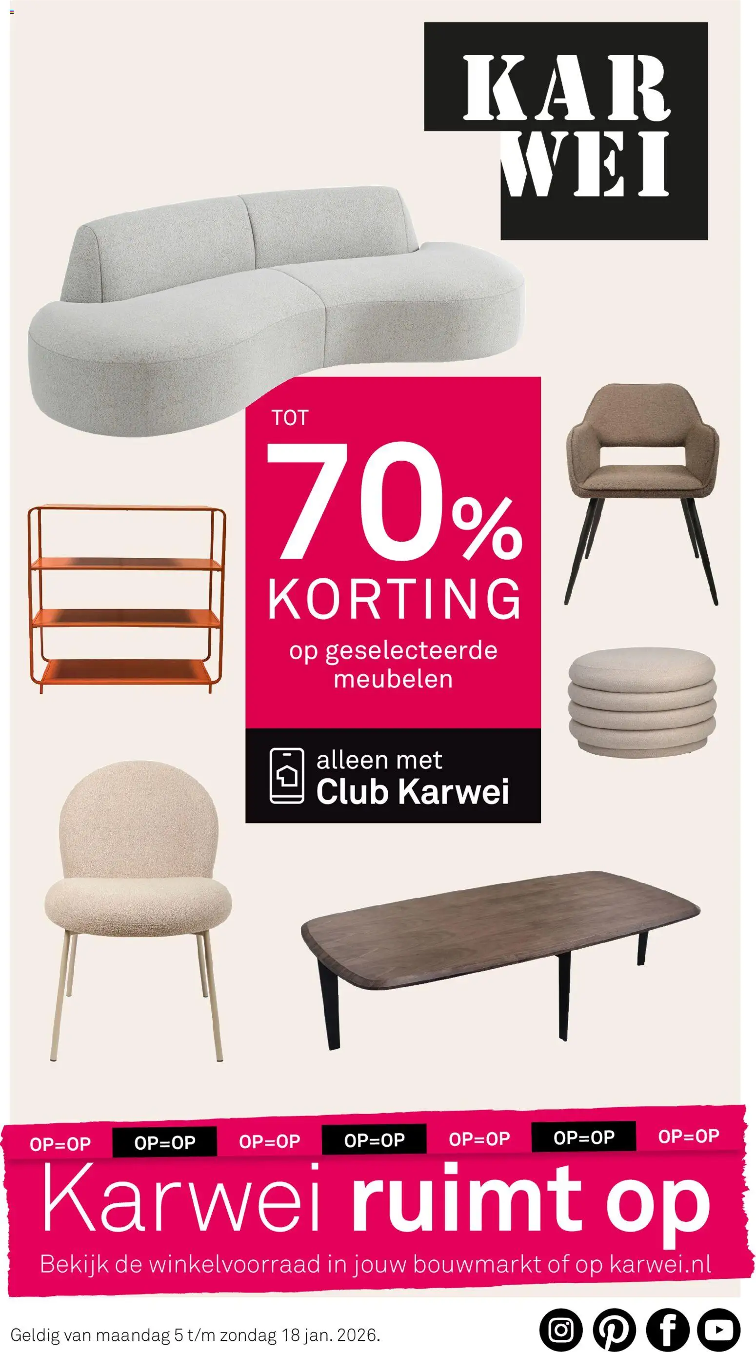 Voorbeeld van Folder van winkel KARWEI geldig vanaf 05-01-2026