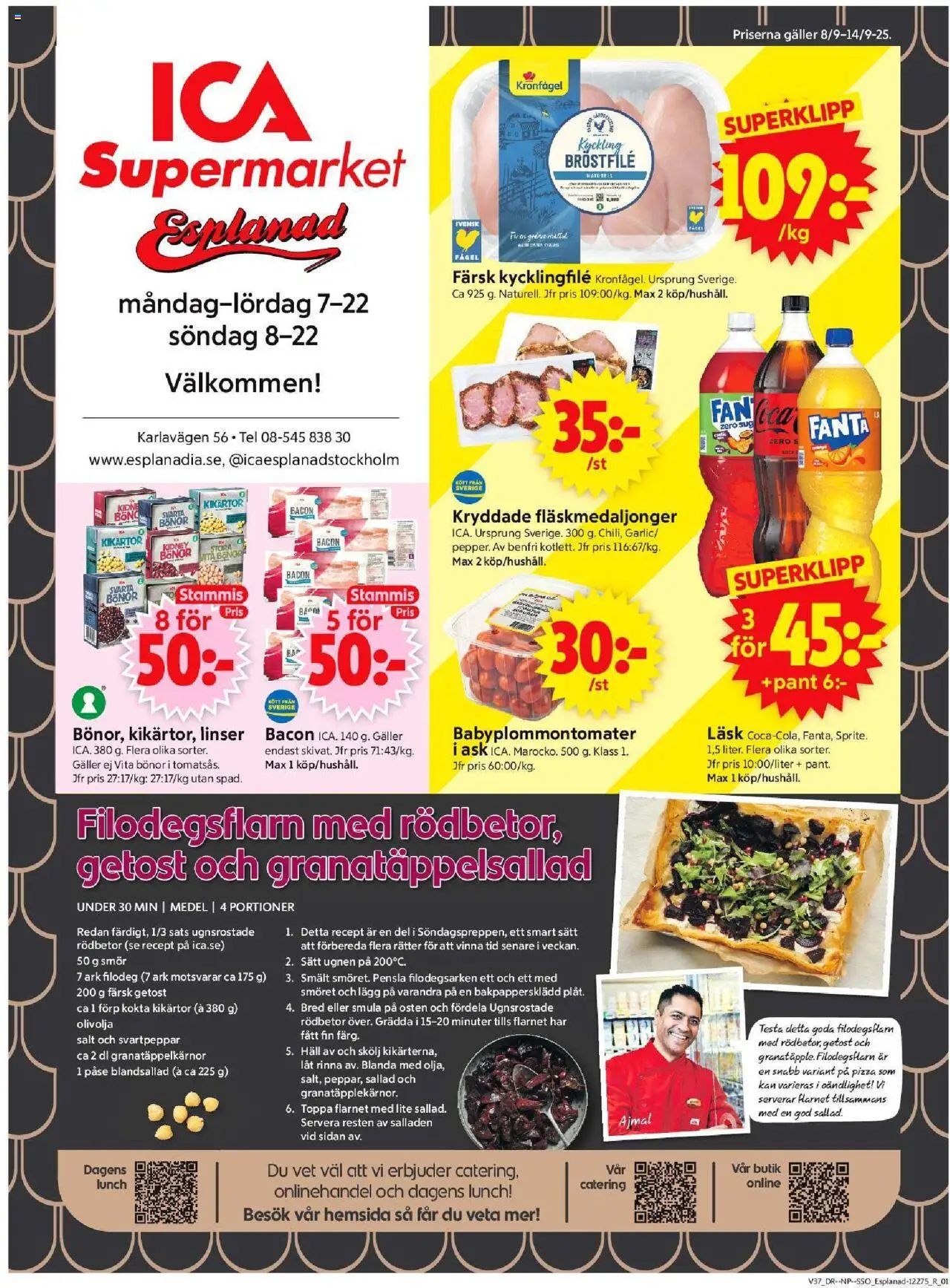 Stockholm är giltig 08/09 2025 > Veckans Erbjudanden gäller från 08/09/2025 till 14/09/2025 sidnummer 1