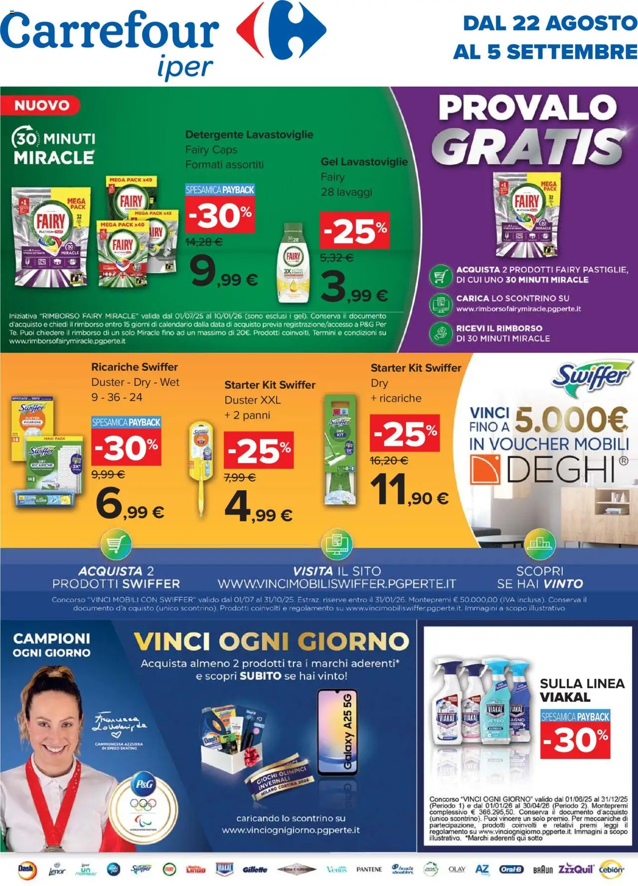 Volantino Carrefour valido da 22/08/2025 numero di pagina 1