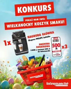 Pogląd gazetki "Intermarche konkurs - Pokaż nam swój wielkanocny koszyk smaku" ze sklepu Intermarche ważnej od 09.03.2026