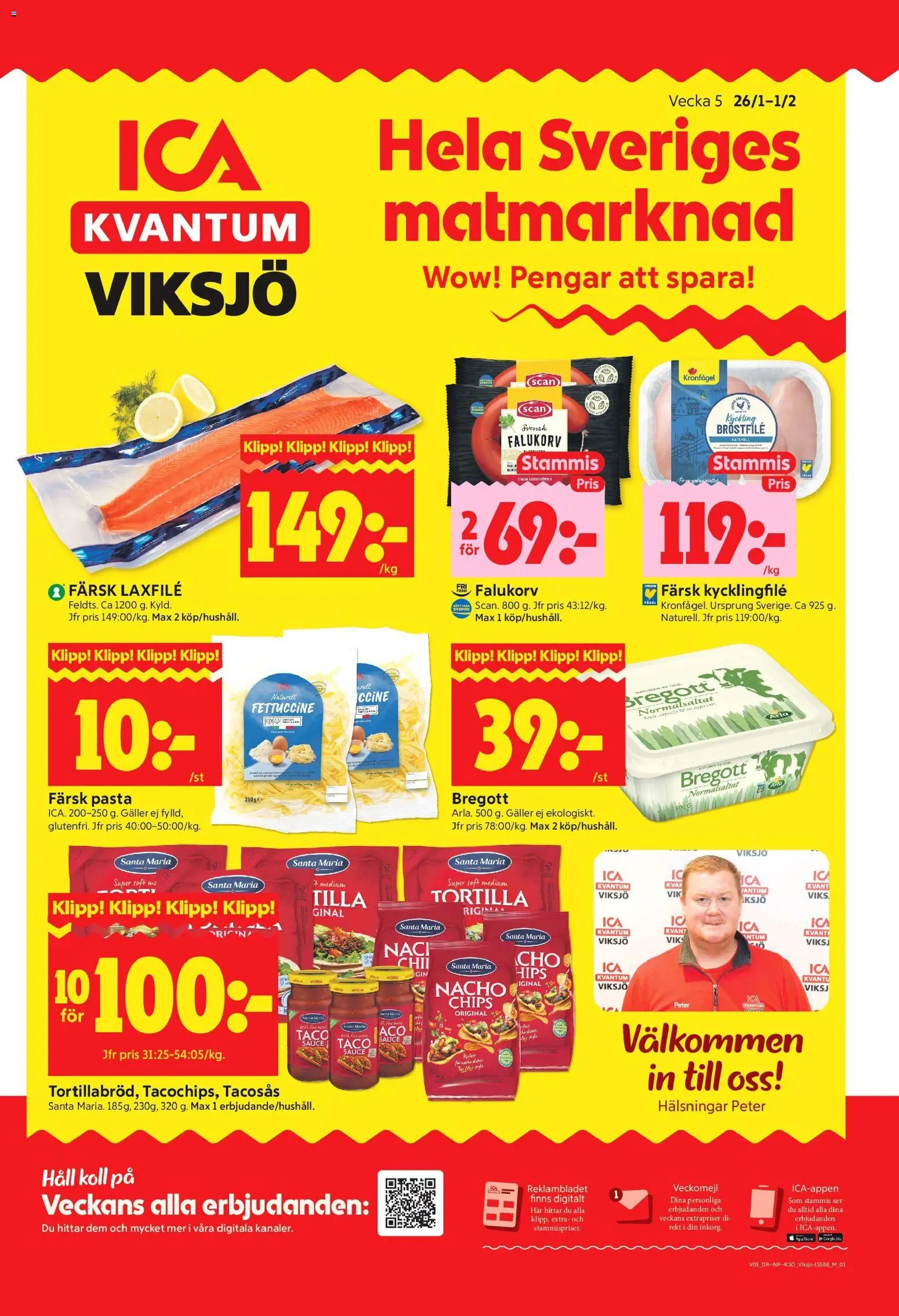 Förhandsgranska reklamblad Järfälla från butik ICA Kvantum gäller från 26/01/2026