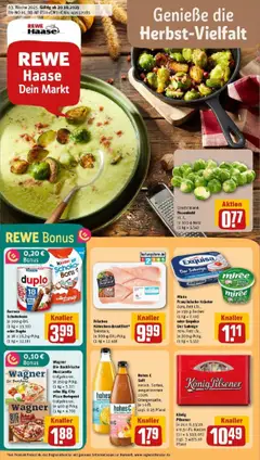 Vorschau von dem Prospekt des Geschäftes Rewe, gültig ab dem 19.10.2025