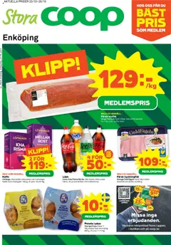 Förhandsgranska reklamblad Enköping från butik Stora Coop gäller från 20/10/2025