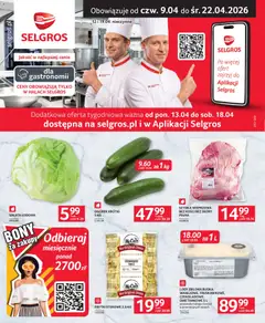 Pogląd gazetki "Selgros cash&carry gazetka - Oferta dla gastronomii" ze sklepu Selgros cash&carry ważnej od 09.04.2026