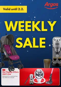 Preview of Argos Weekly offers valid from 27/01/2026