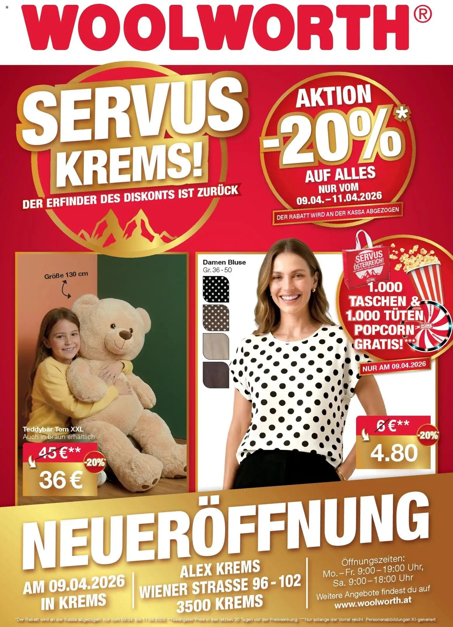 Vorschau der Angebote: Woolworth Woolworth - Servus Krems! gültig ab 09.04.2026 - Uhr, Bluse