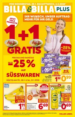 Vorschau der Angebote: Billa Prospekt aktuell gültig ab 29.01.2026