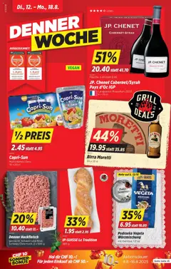 Vorschau des Merkblatts Aktionen vom Shop Denner gültig von 12.08.2025 bis 18.08.2025