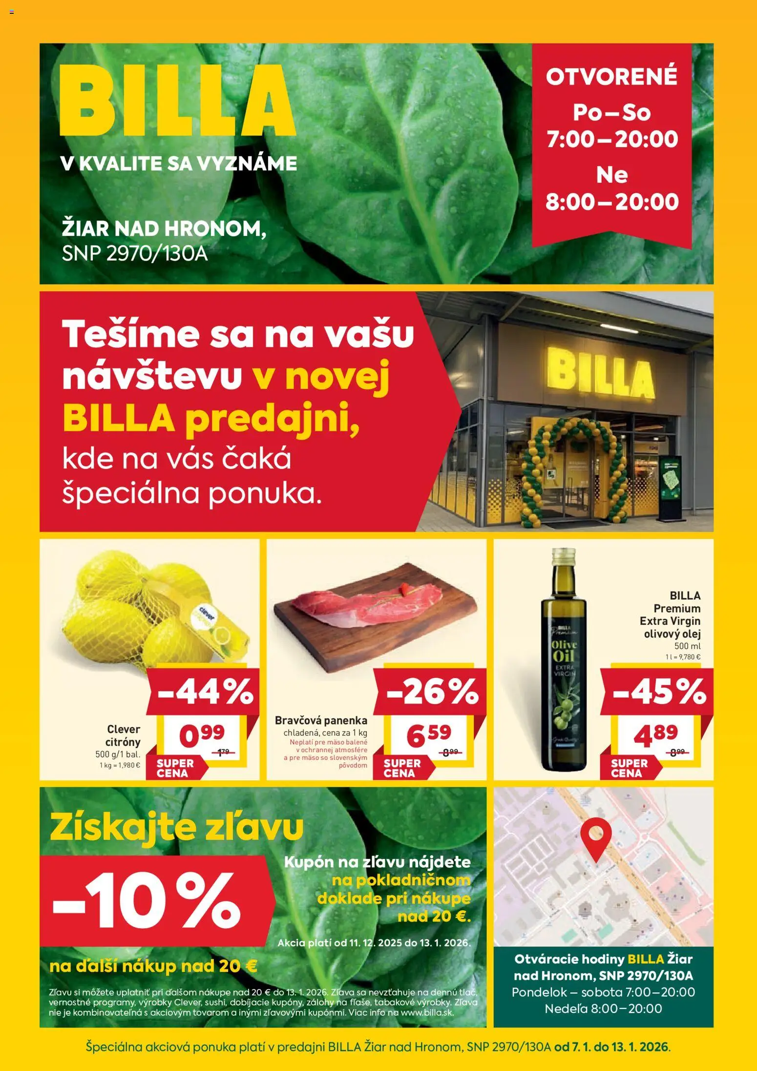 Náhľad Billa letáku platného od 07.01.2026